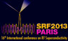 16th International Conference on RF Superconductivity, SRF 2013 logo